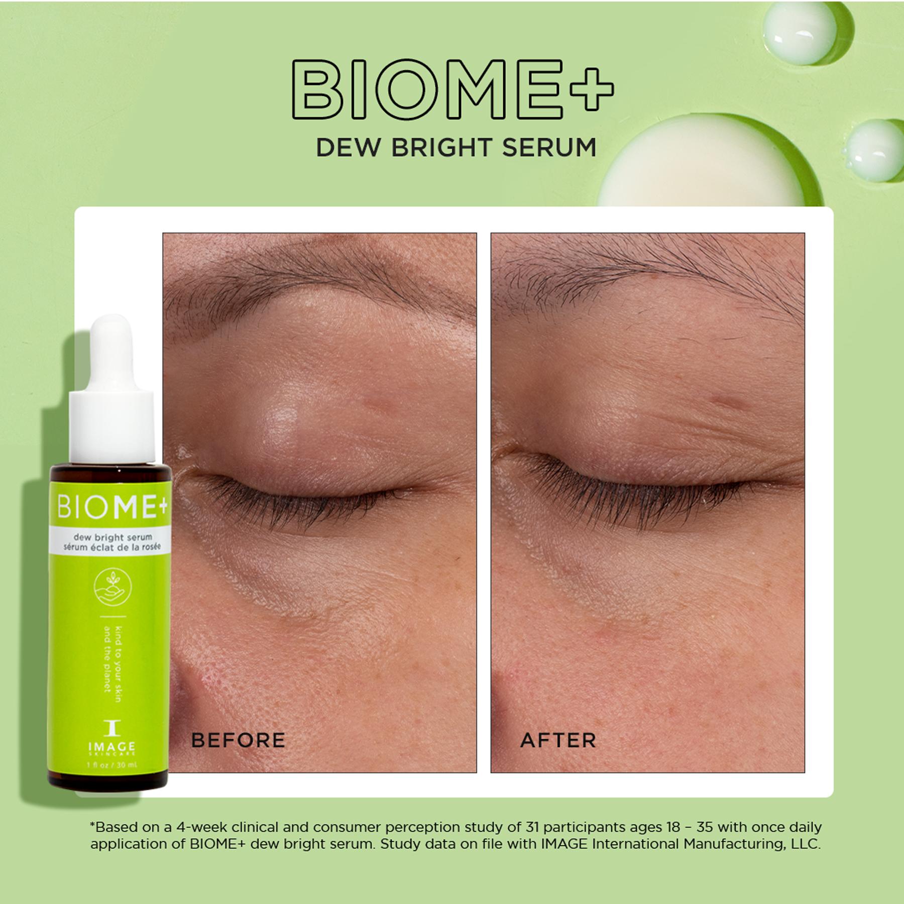 BIOME+™ dew bright serum  (travel-size)