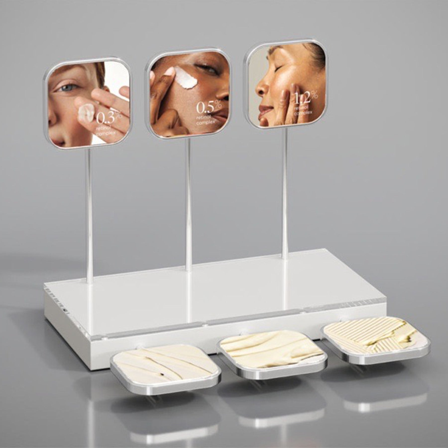 AGELESS+ retinol Crème Counter Tester Display
