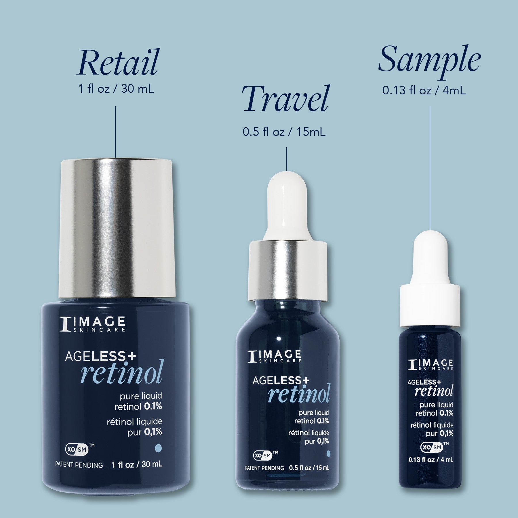 AGELESS+ retinol pure liquid retinol 0.1% (samples 5-pack)