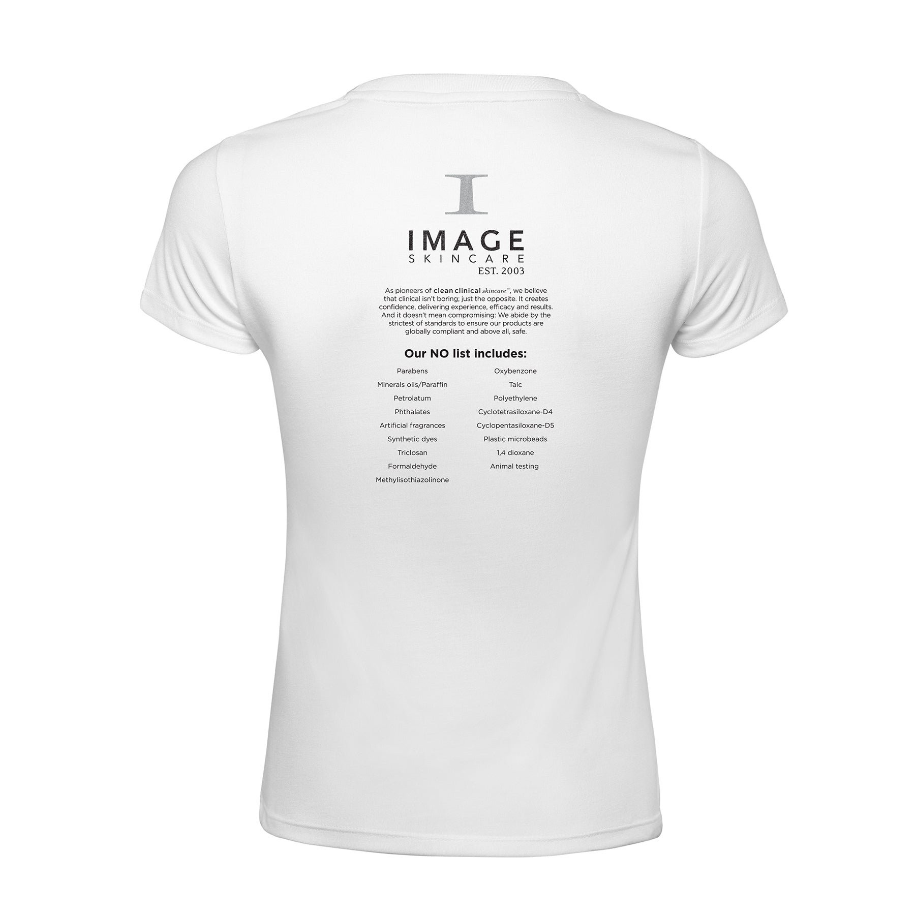 Clean Clinical Shirt - Size XXL, White, round neck